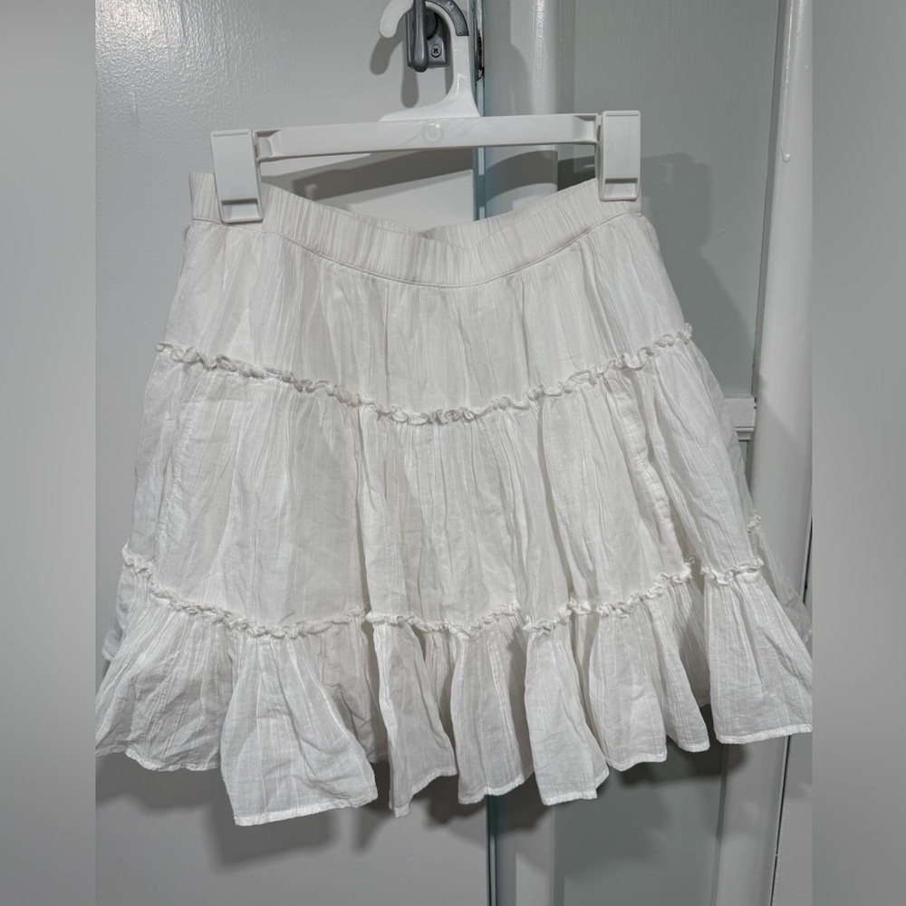 American Eagle Outfitters White A-Line Skirt/Skort